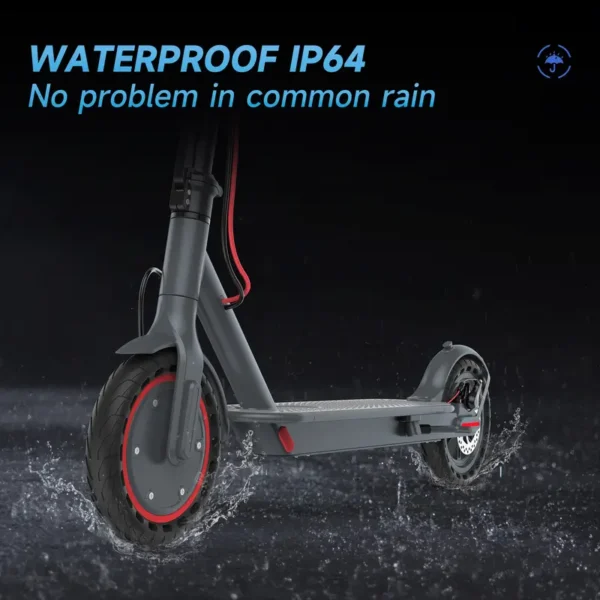 LADPED LP60 Max 21Miles Range 19 Mph Top Peed Rear Drum Brake EABS Brake 8.5" Solid Tire 350W Motor 30?? Uphill Climb - Image 5